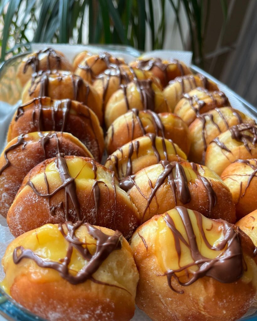 Bombolini, a pihe-puha olasz vaníliás fánk