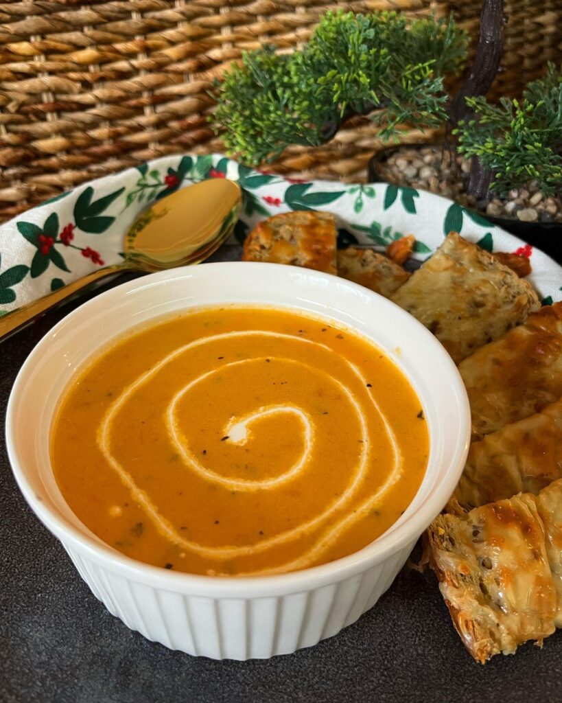 Parmezános olaszos sült paradicsomleves 🍅🇮🇹