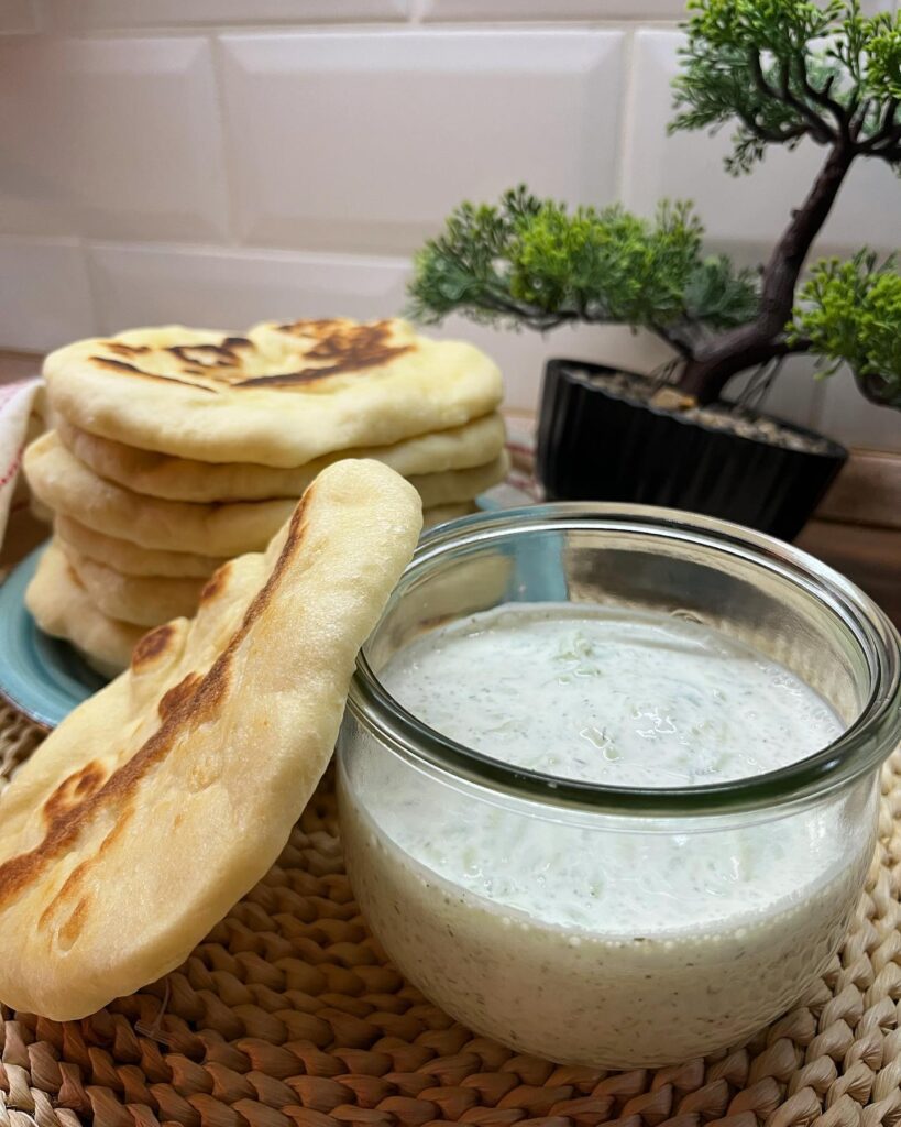 Autentikus görög pita tzatziki mártogatóssal 🇬🇷🏛️❤️