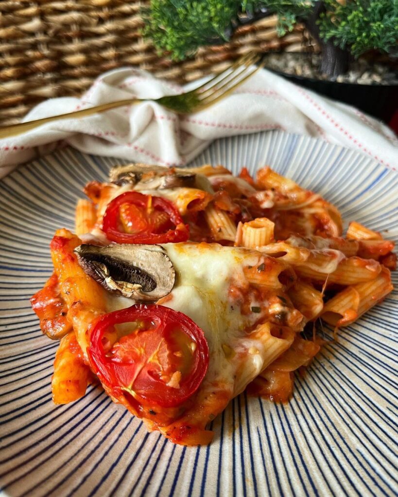 Extra sajtos rakott milánói penne 🍅🍝🧀