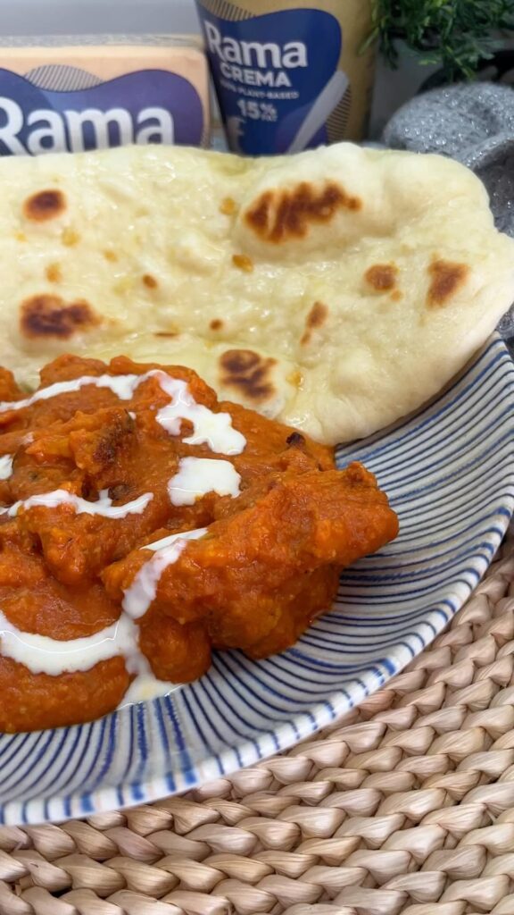Indiai vajas karfiol fokhagymás Naan kenyérrel ❤️