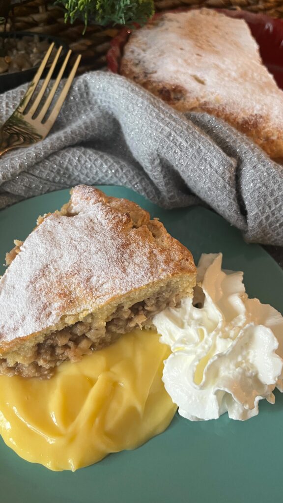 Almás-diós pite vanília pudinggal ❤️
