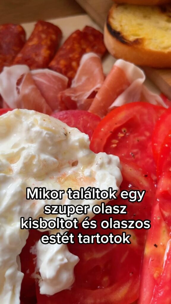 Isteni olasz friss felvágottak, Burrata, kerti paradicsom, tenger vizes sör ❤️ Mi kell még?