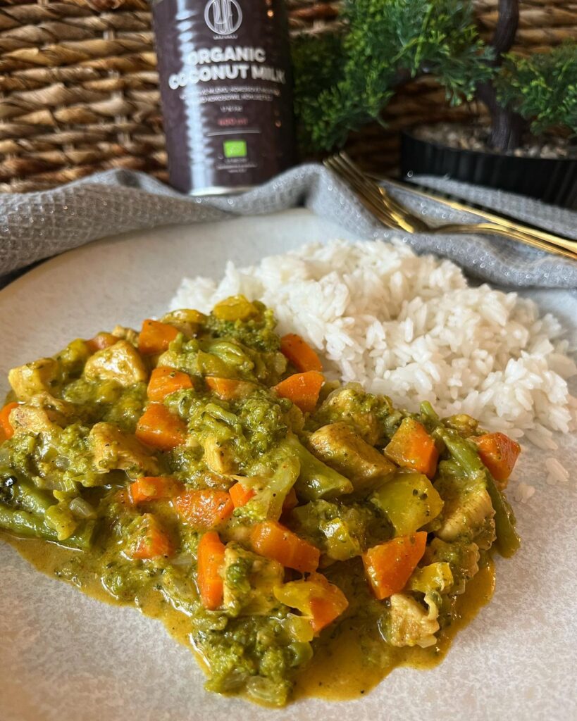 Zöldséges csirke curry basmati rizzsel ❤️
