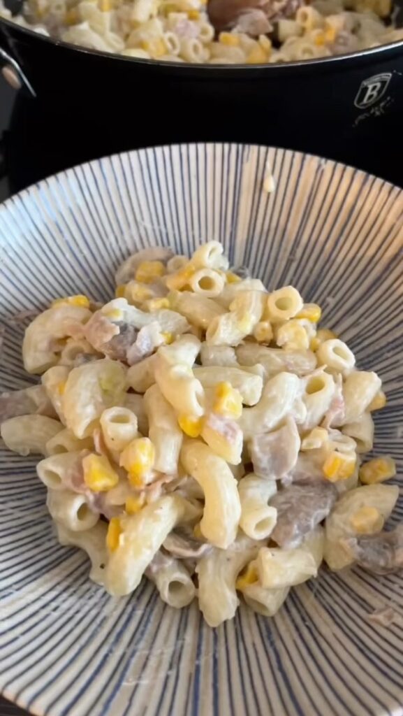 Songoku tészta 🧀🥓🍄