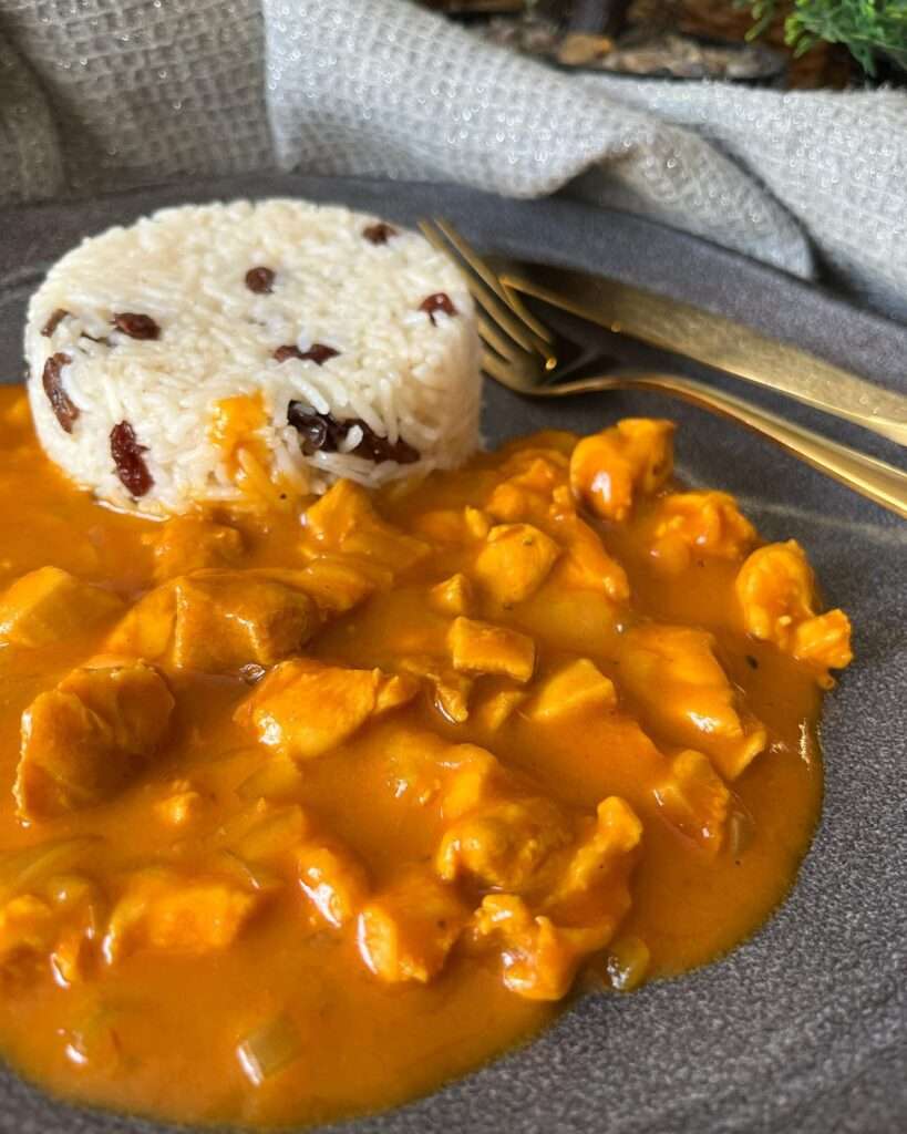 Gyors csirke curry