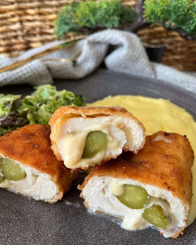 Sajtos-ubis csirkemell 🧀🥒