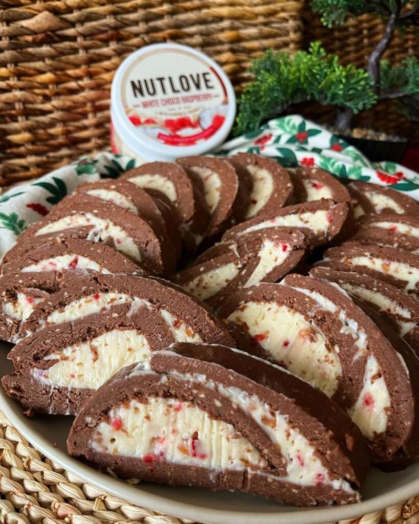 Fehércsokis-málnás keksztekercs 🥥🍓