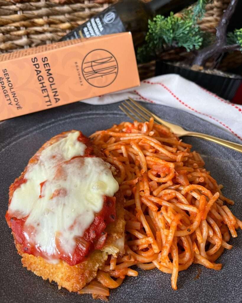 Parmezános paradicsomos csirke ❤️🇮🇹🍝