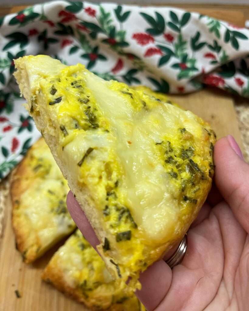 Sajtos-fokhagymás lepény 🧄🧀