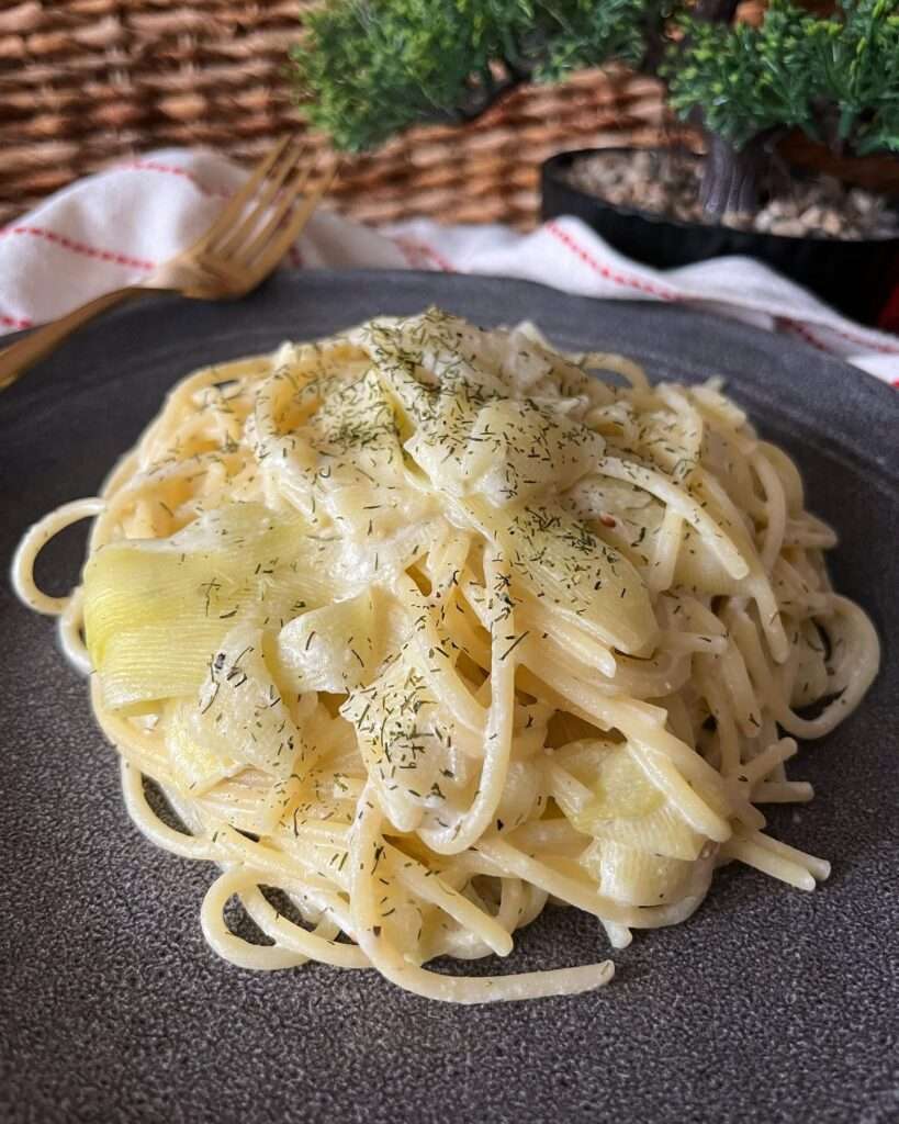 Kapros-cukkinis-fetás spagetti 🥒🍝🍋
