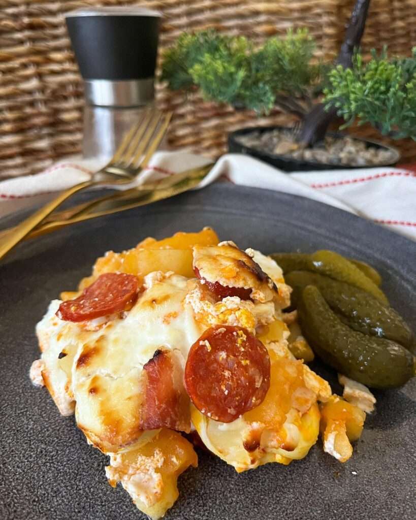 Klasszikus rakott krumpli csemege uborkával ❤️