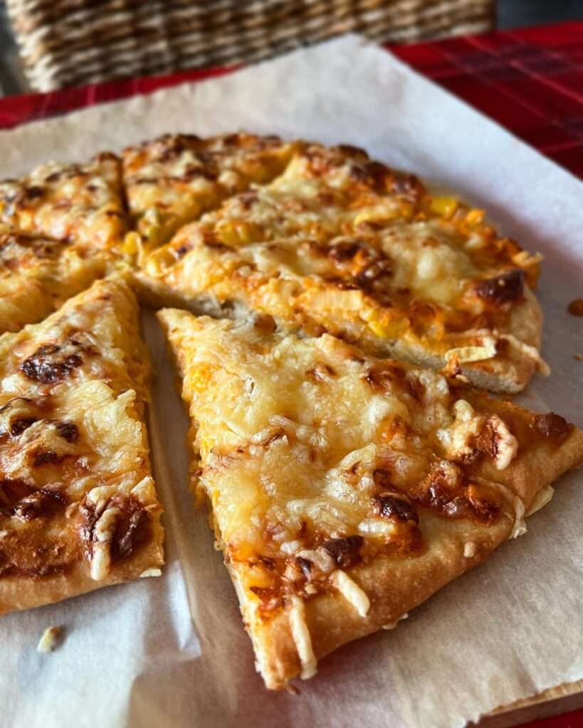 Pikáns kelesztés nélküli pizza 🍕