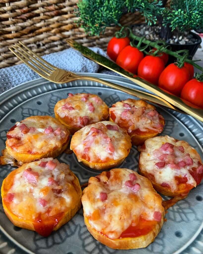 Pizzás édesburgonya falatok 🤤🍕