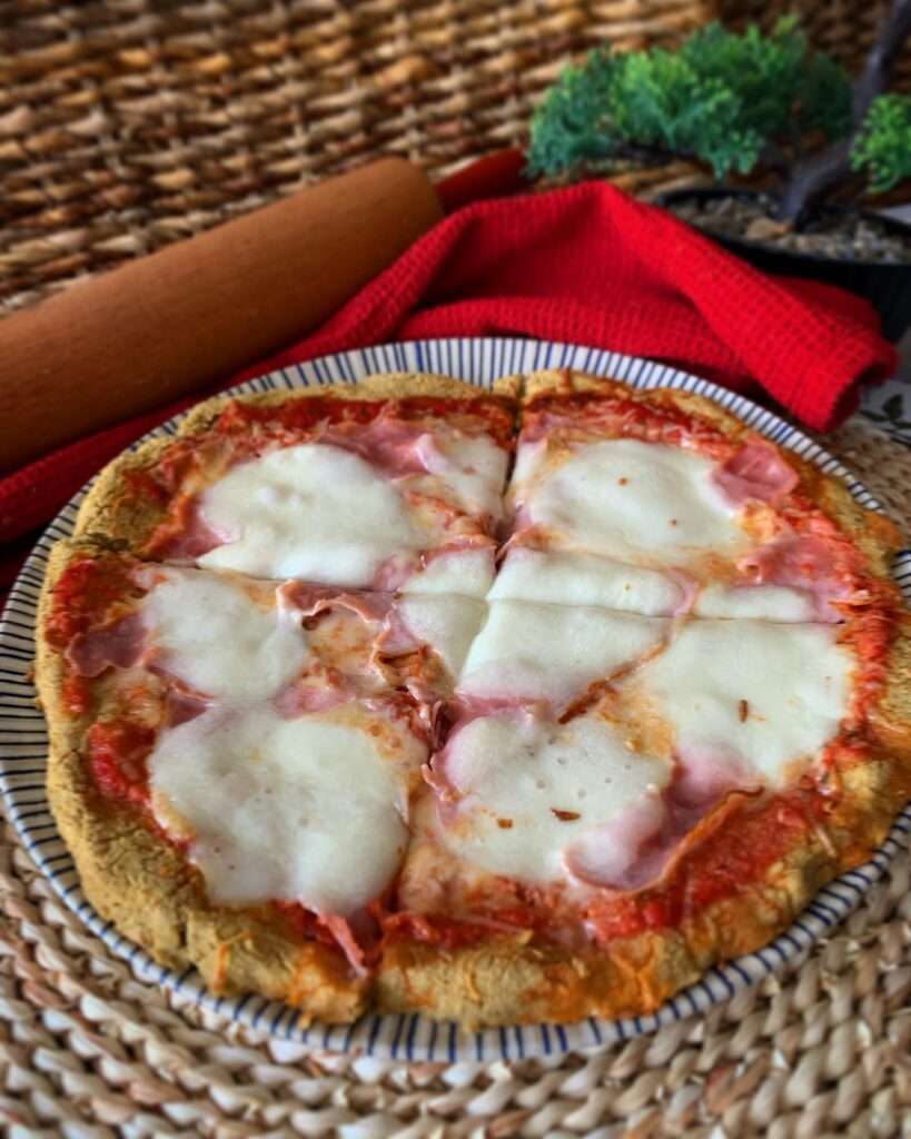 Csicseriborsó pizza – chickpea pizza 🍕🍕🍕🍕