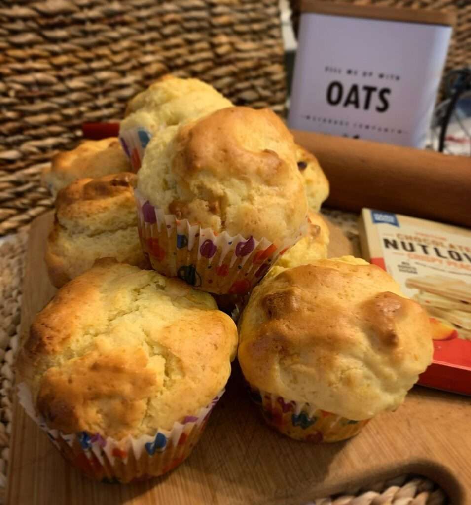 Fehércsokis-barackos muffin 🧁