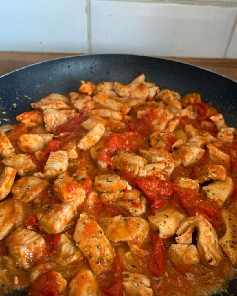 Sült koktélparadicsomos és sült fokhagymás csirkemell ❤️🍅🧄