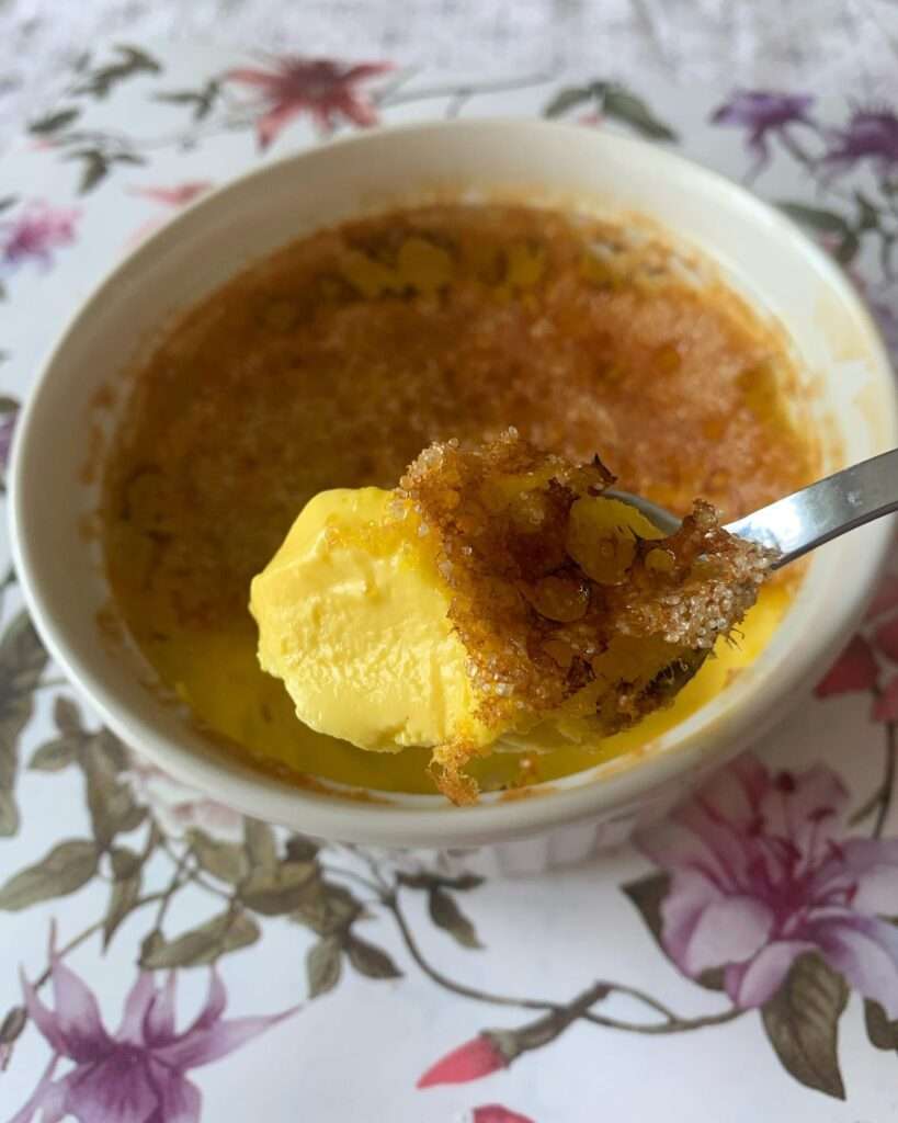A tökéletes creme brulee 😋 minimális cukor hozzáadásával 🫣