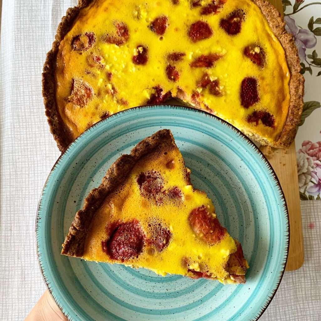 Cukormentes epres-vaníliás pite 🍓🥧