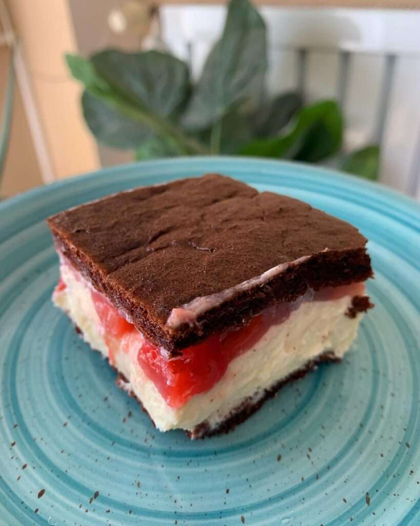 Epres tejszelet #cukormentes #lisztmentes 🍓❤️