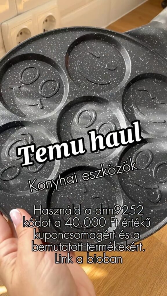 @temu_hungary @temu konyhai eszközök ❤️ Ha nektek is tetszik belőle valami használjátok a dnn9252 kódot a 40.000 Ft értékű kuponcsomagért, link a bioban a termékekkel ❤️