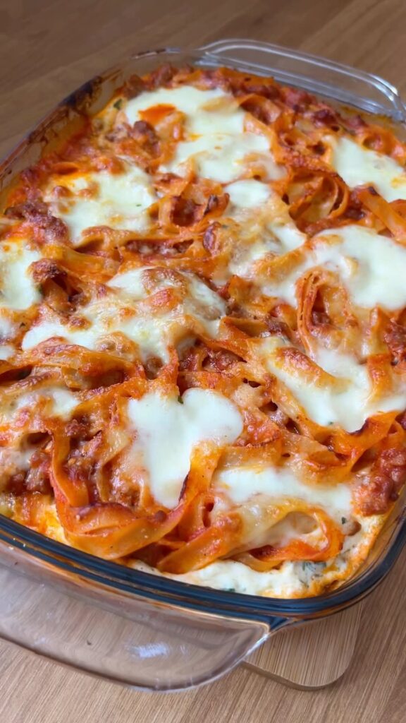 Szaftos paradicsomos ricottás tagliatelle