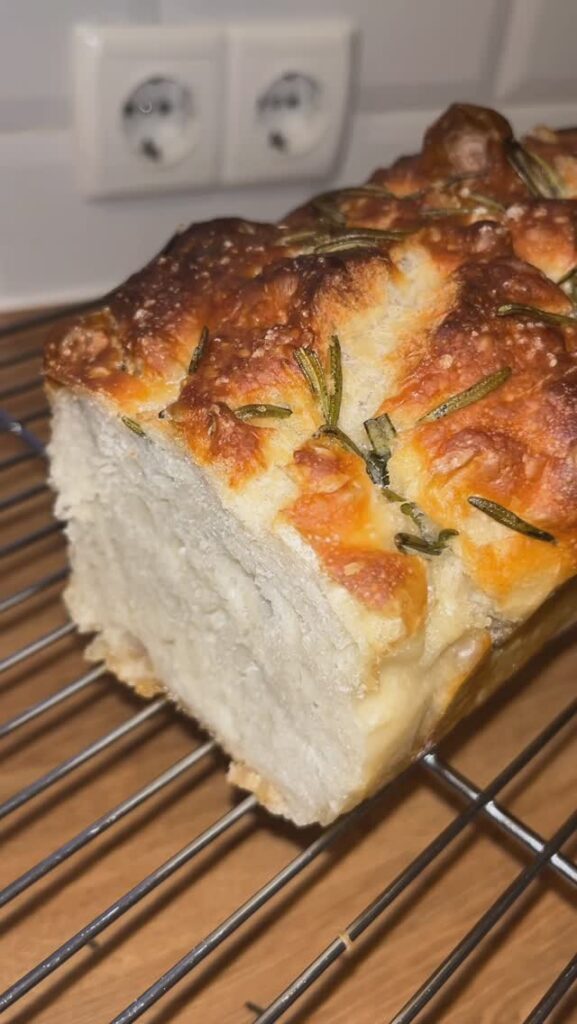 Rozmaringos focaccia kenyér