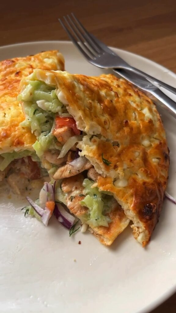 Magas fehérjetartalmú gyros wrap