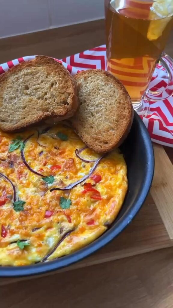 Sajtos frittata