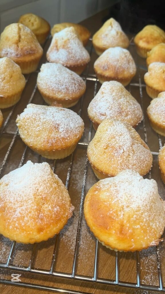 Puha túrós muffin