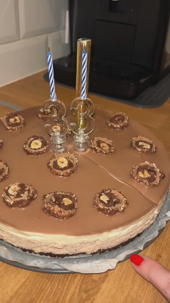 Dupla csoki mousse torta férjem születésnapjára