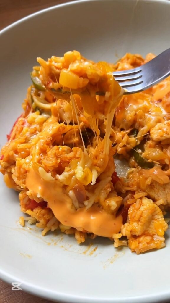 Fajitas csirkés rizs