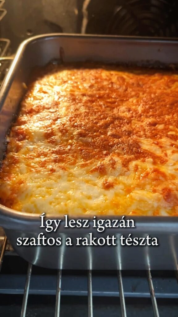 Szaftos rakott tészta tipp