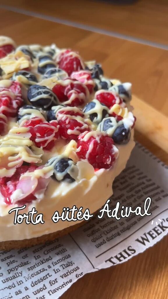 Fehércsokis sajttorta