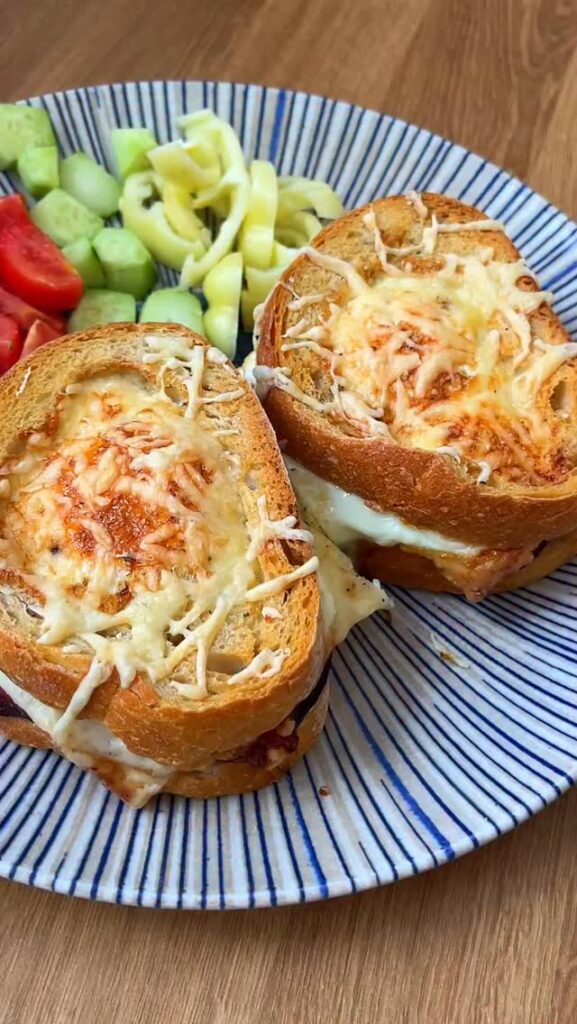 Tojásos airfryer szendvics, nem csak reggelire