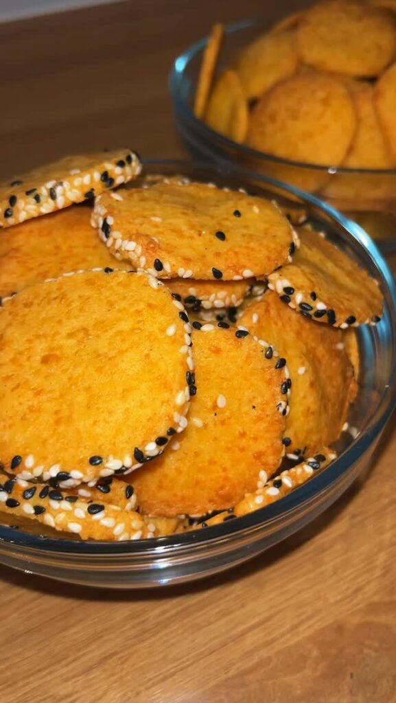 Cheddar sajtos kréker