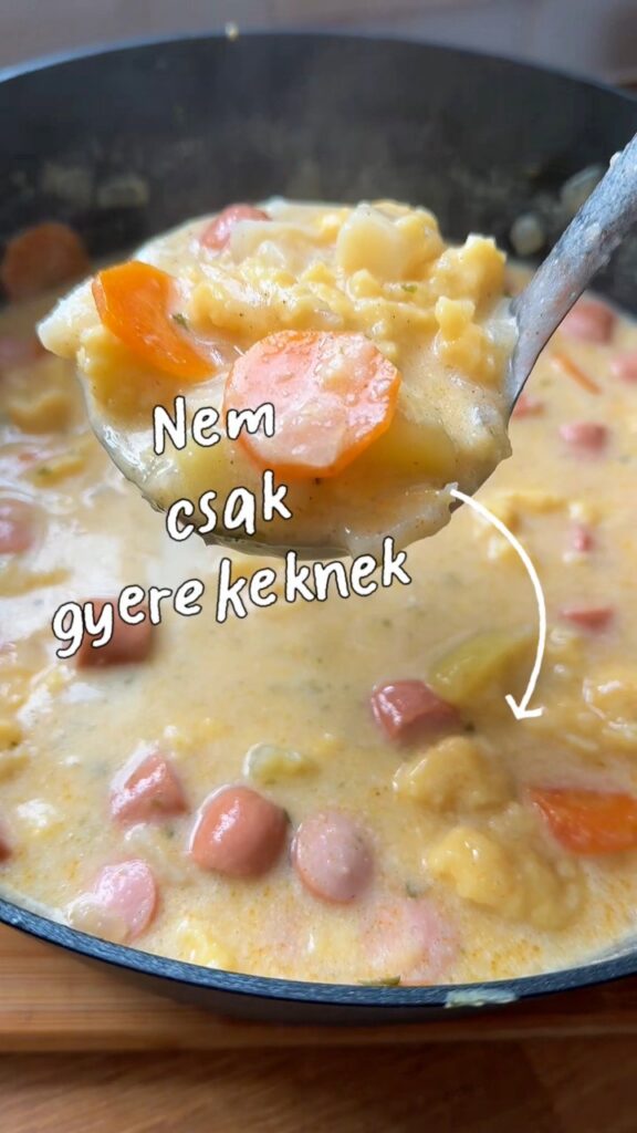 Krumplileves gazdagon