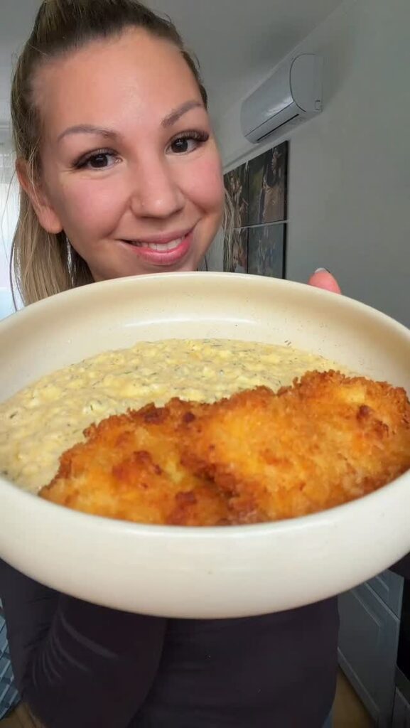 Rántotthús másként, most tökfőzelékkel