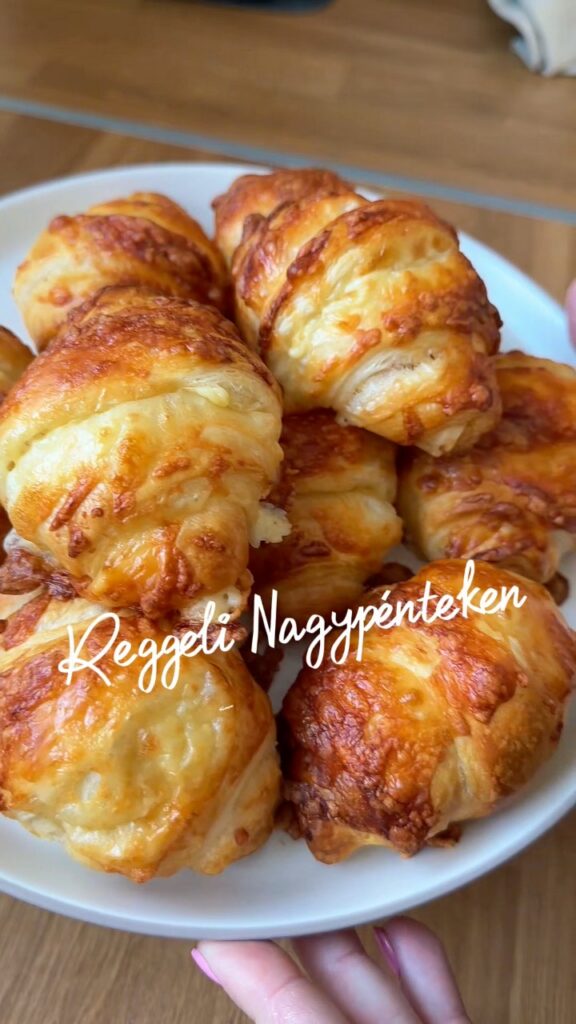 Gyors sajtos croissant