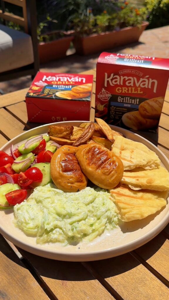 Hamis gyros tál Karaván grillsajttal