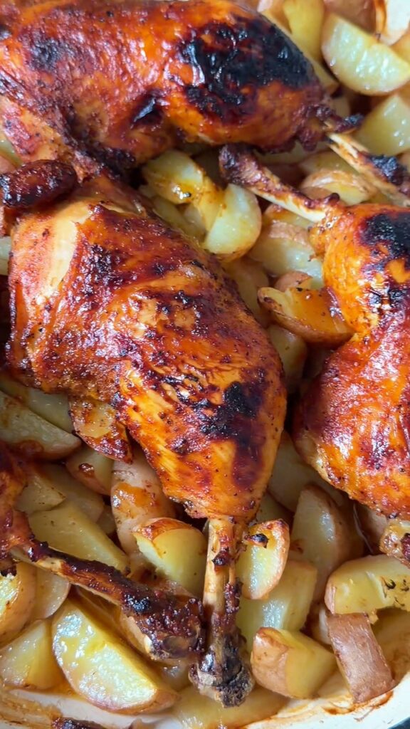 BBQ csirkecomb
